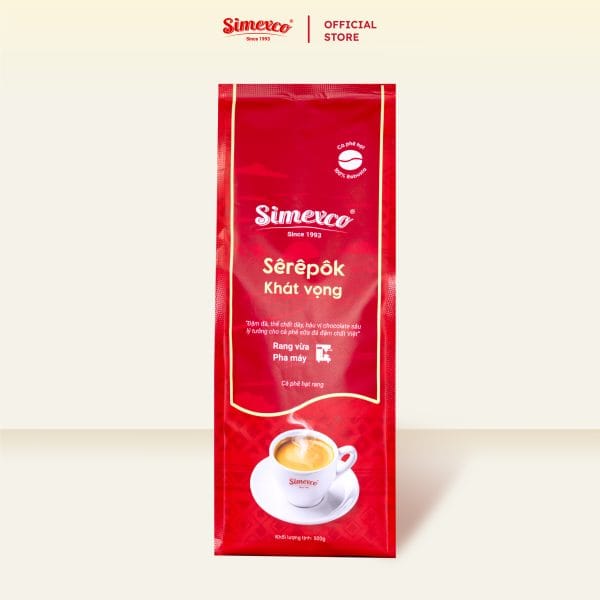 Cà phê hạt Sêrêpôk- Khát vọng 500g