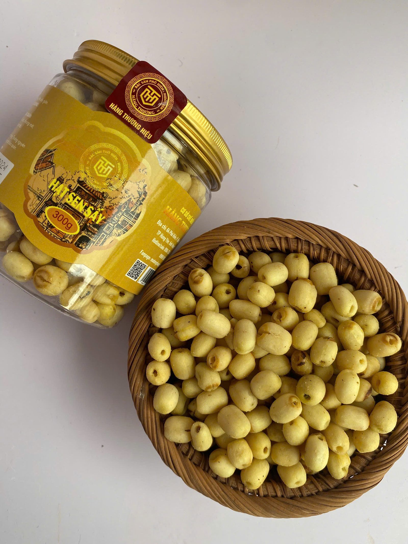 Hạt sen sấy giòn ăn liền