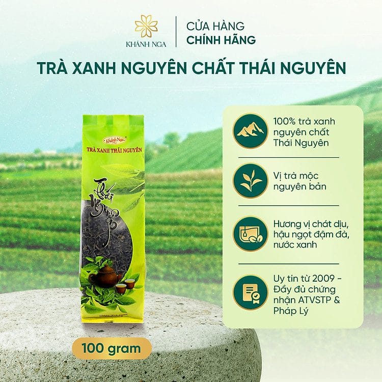 Trà Xanh Thái Nguyên Nguyên Chất Khánh Nga