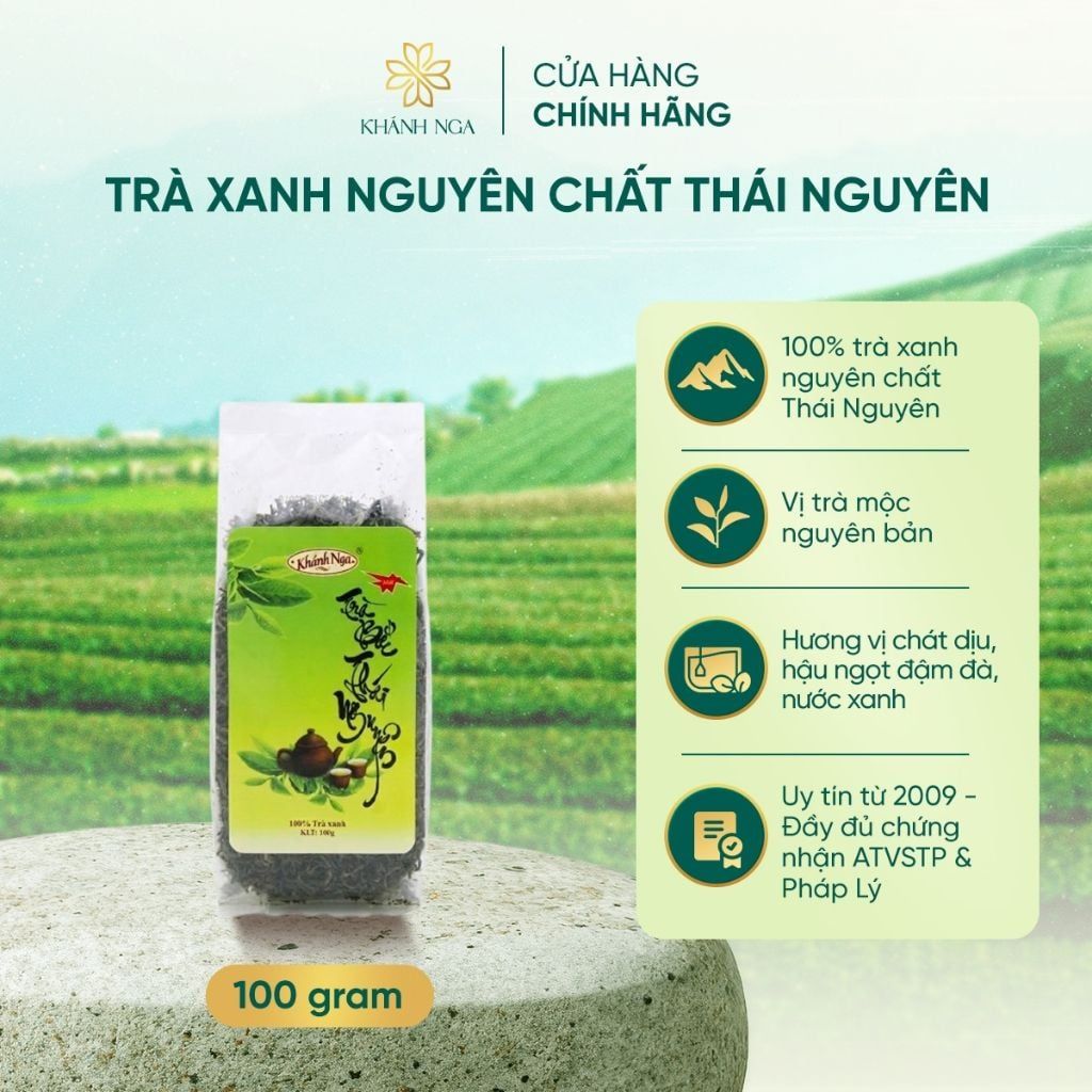 Trà Bắc Thái Nguyên Khánh Nga 100gram