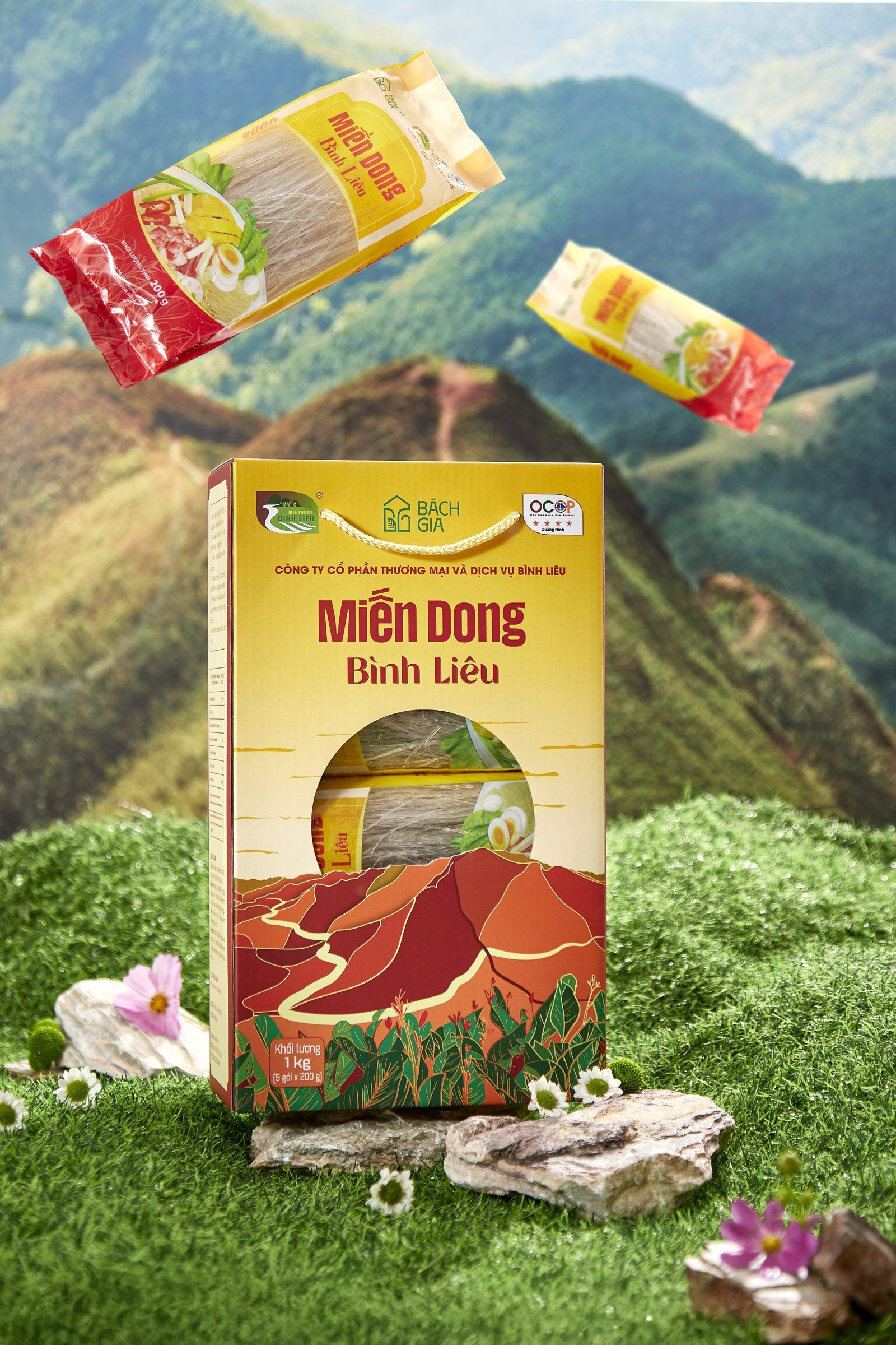 Miến Dong Bình Liêu Loại Hộp Giấy 1KG