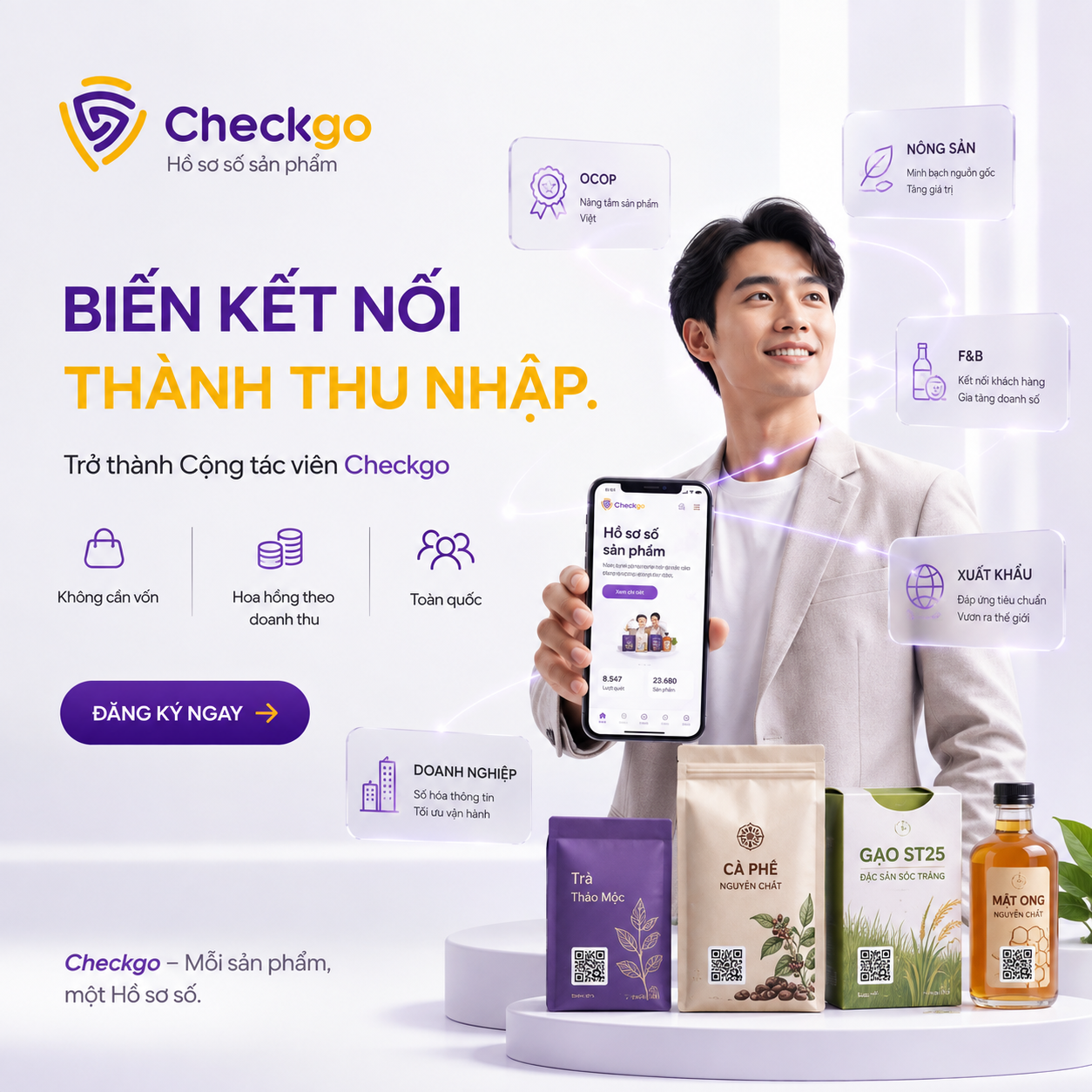 Cộng tác viên kinh doanh Checkgo