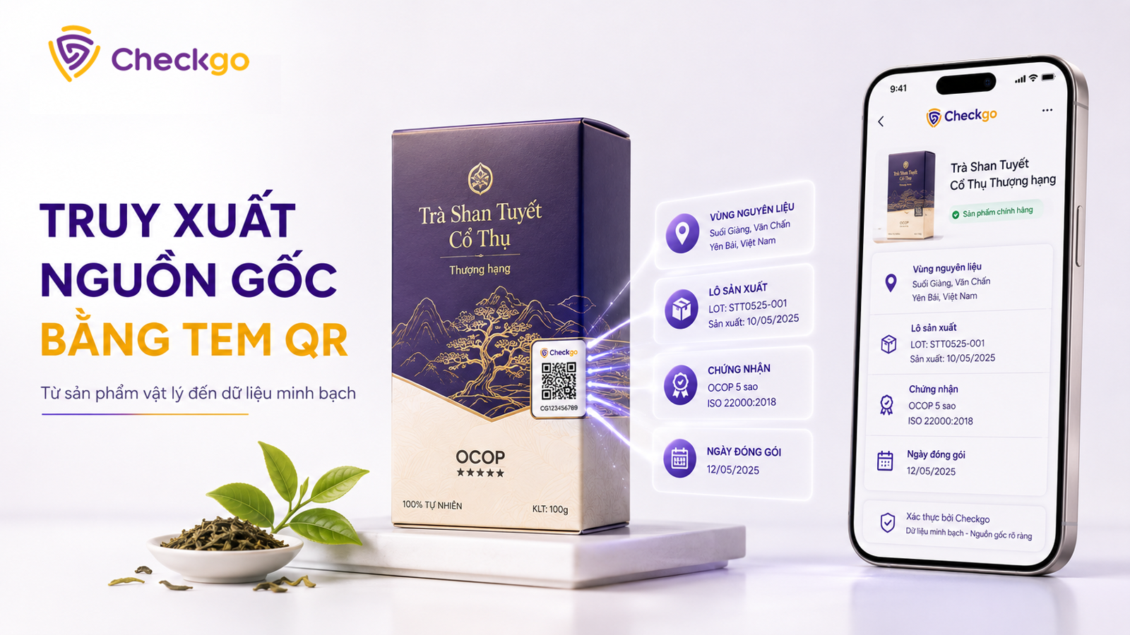Truy xuất nguồn gốc bằng tem QR