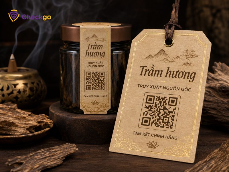 Xu hướng tem nhãn trầm hương tích hợp truy xuất thông tin