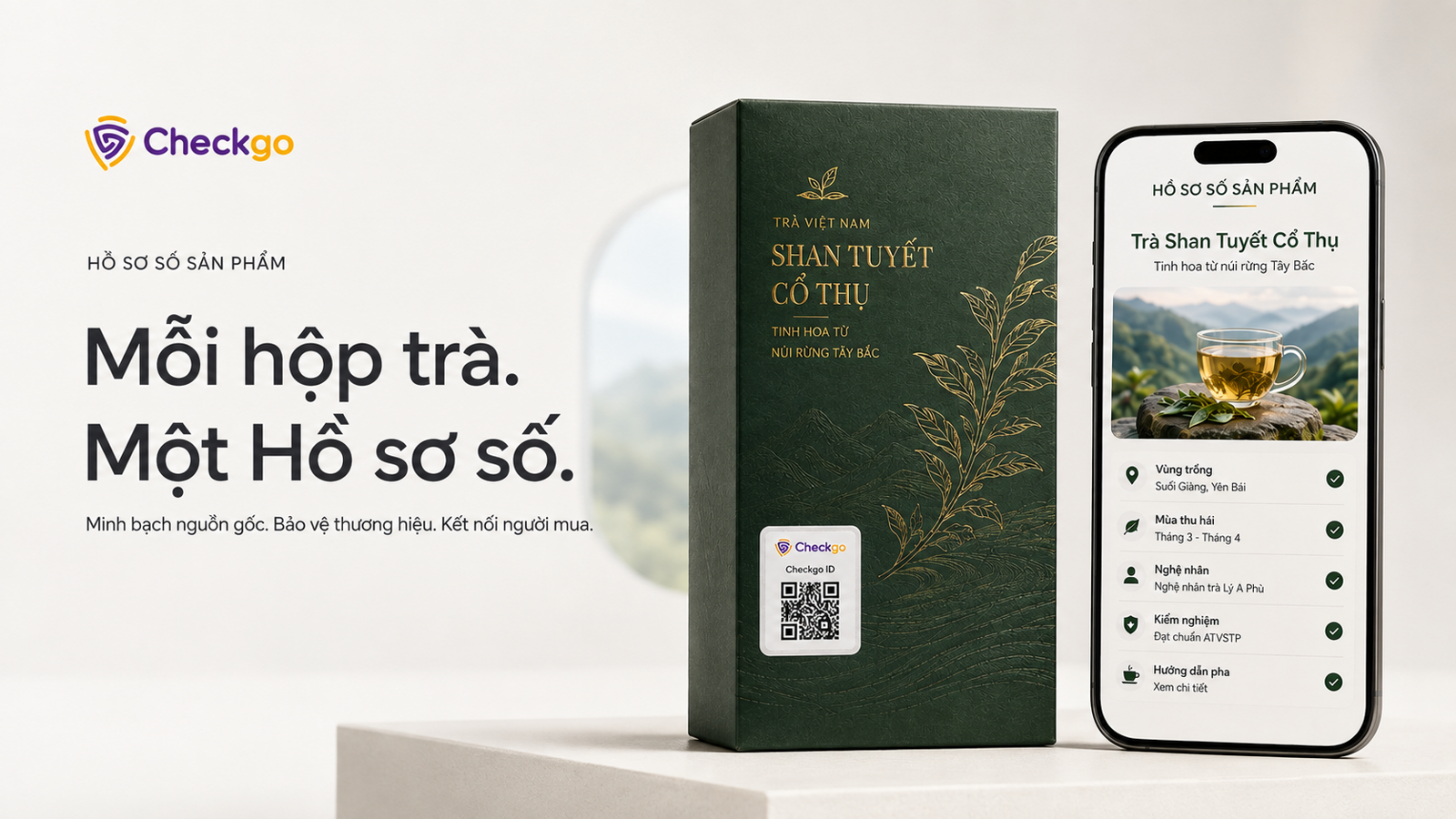 Mỗi hộp trà - Một hồ sơ số
