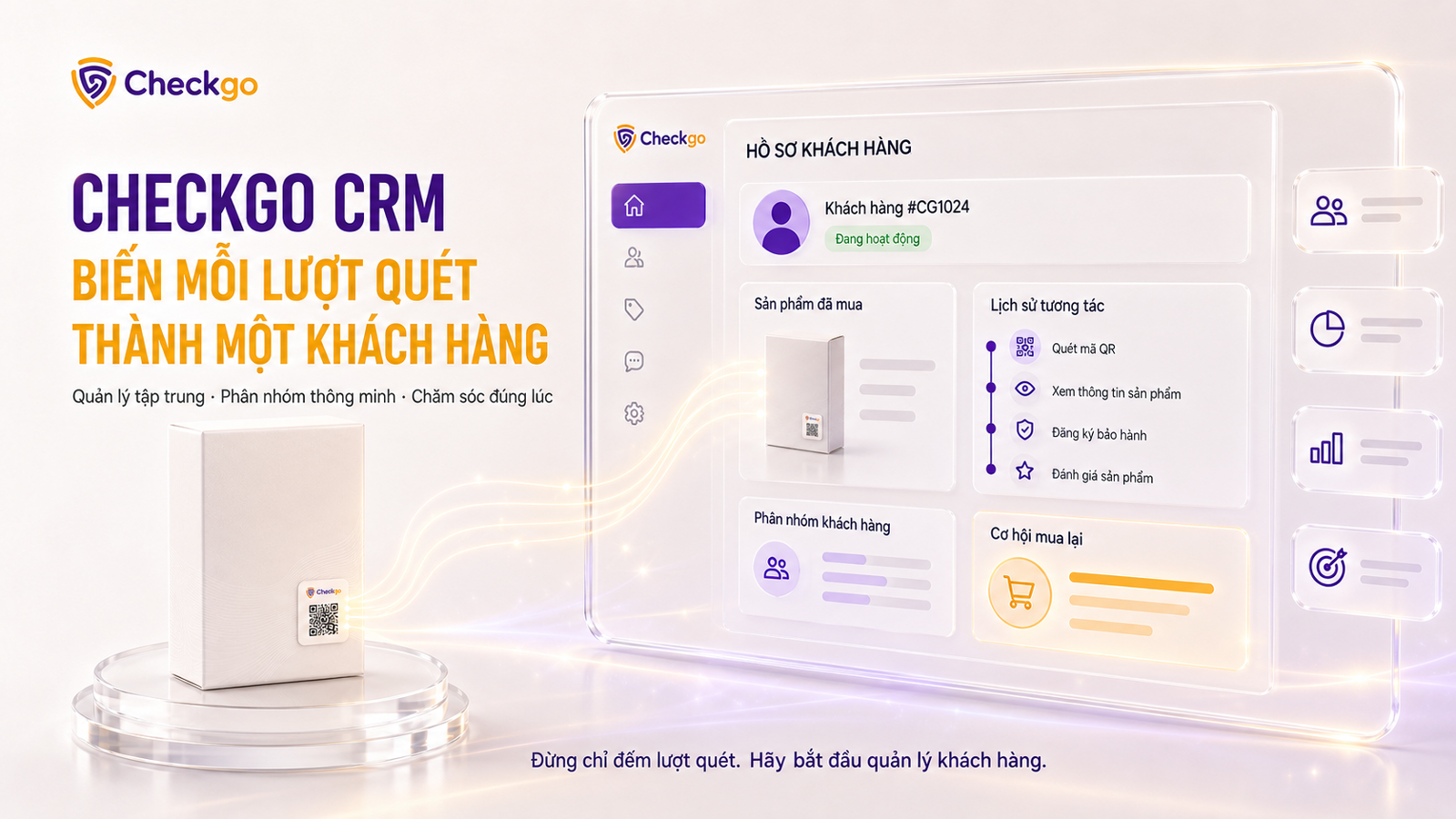 Checkgo CRM - Biến dữ liệu quét thành doanh thu