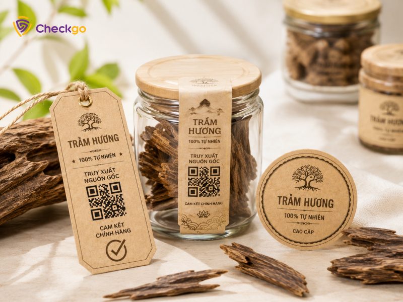 Xu hướng tem nhãn trầm hương tích hợp truy xuất thông tin