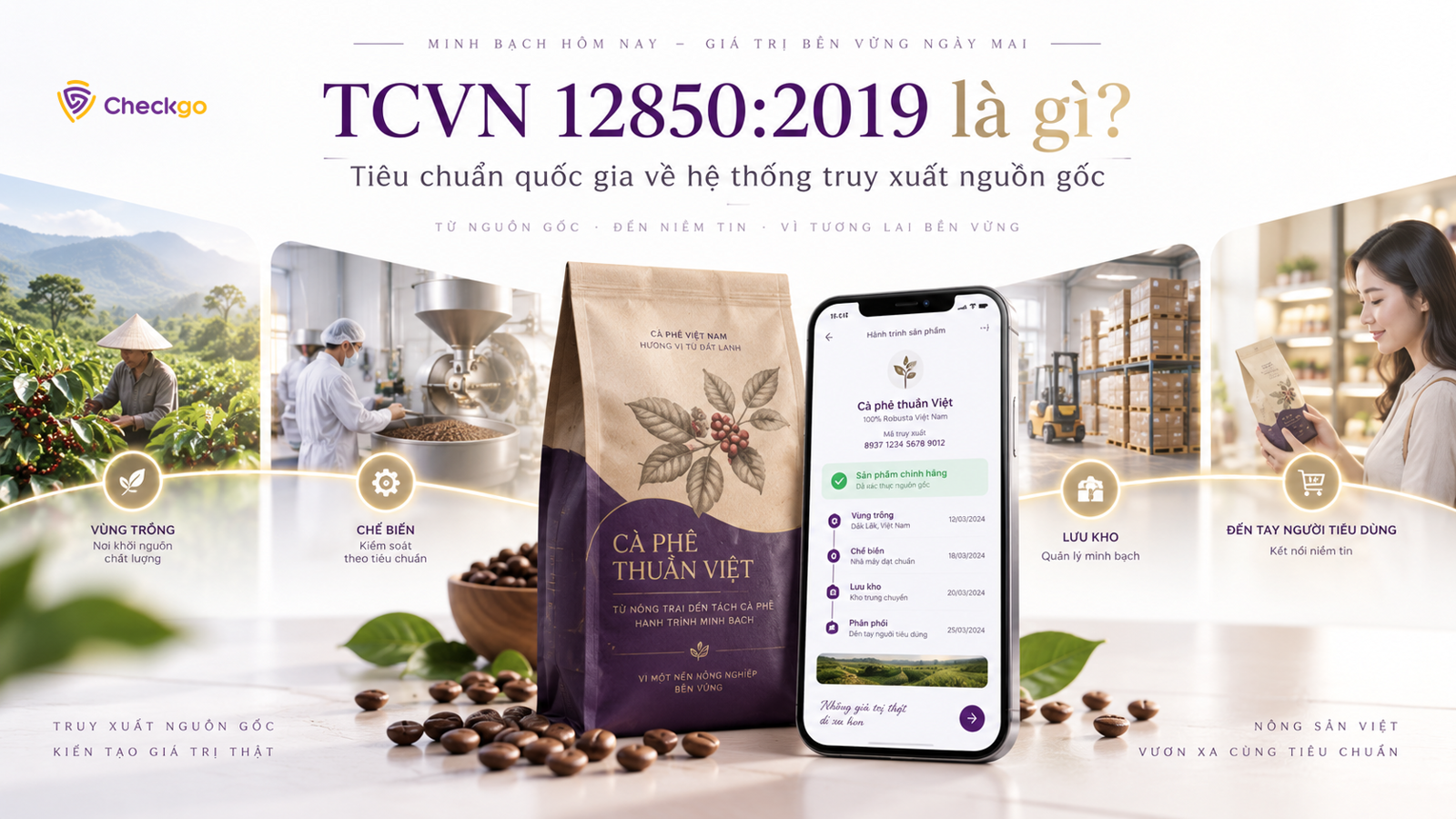 TCVN 12850:2019 là gì? Doanh nghiệp cần hiểu đúng về tiêu chuẩn truy xuất nguồn gốc