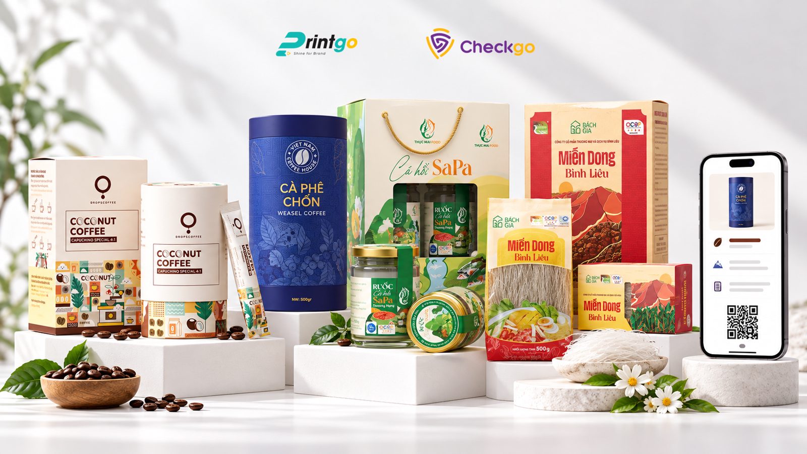 Từ bao bì tới Hồ sơ sản phẩm Checkgo